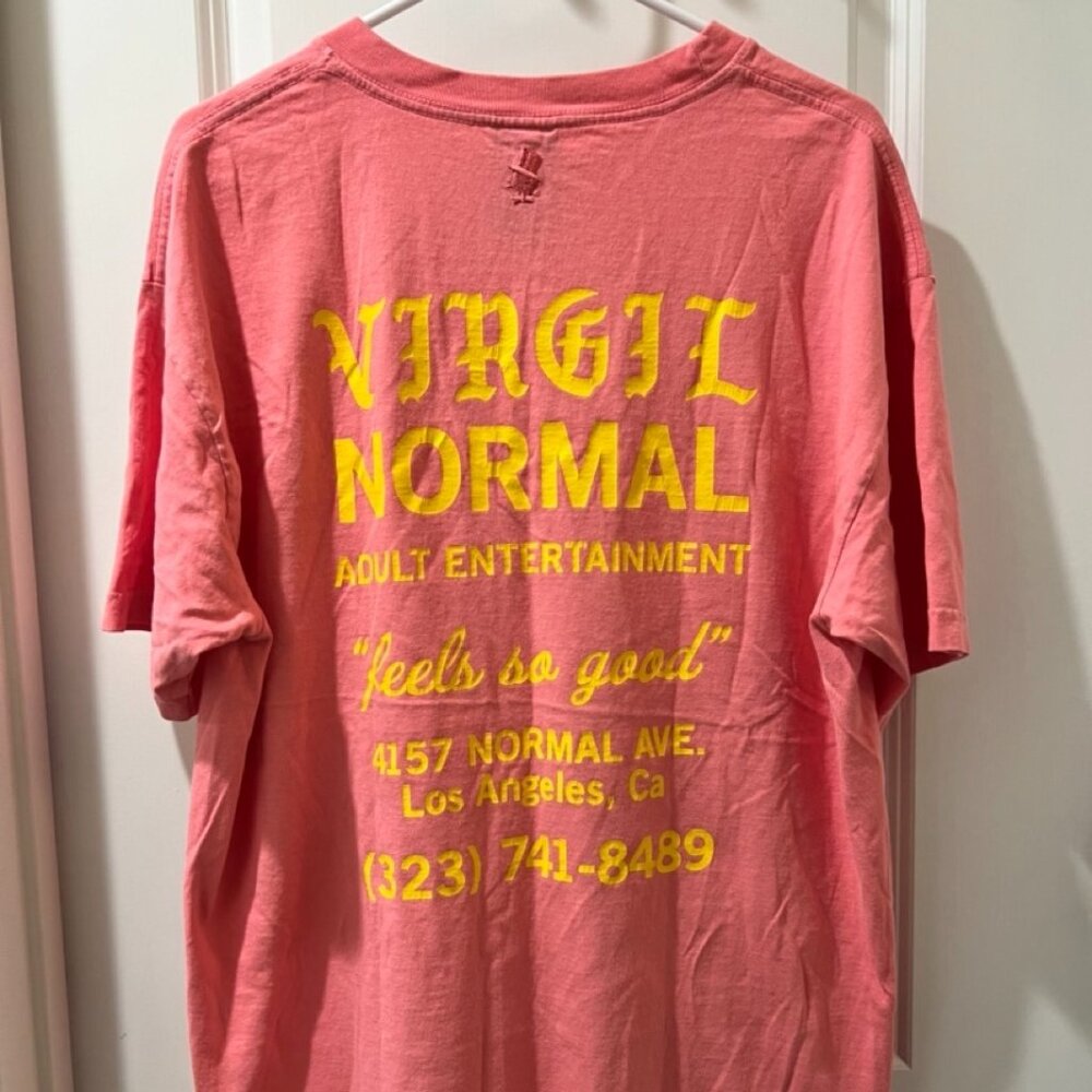 Virgil Normal original T-Shirt, Pink Size Large